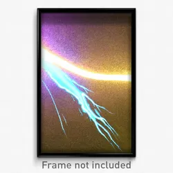 Pixel Art Poster - Liquid Trail (8 Bit Psychedelic Trippy Video Game Print)
