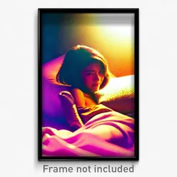 Pixel Art Poster - Warm Pillow (8 Bit Psychedelic Trippy Weird Video Game Print)