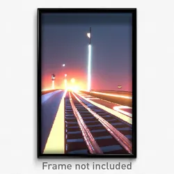 Pixel Art Poster - Prestigious Junction (8 Bit Psychedelic Video Game Print)