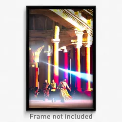 Pixel Art Poster - Buoyant Hermitage (8 Bit Psychedelic Trippy Video Game Print)