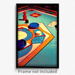 Pixel Art Poster - Gigantic Board Game (8 Bit Psychedelic Video Game Print)