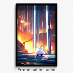 Pixel Art Poster - Imaginative Roost (8 Bit Psychedelic Trippy Video Game Print)
