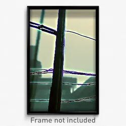 Pixel Art Poster - Unknown Wire (8 Bit Psychedelic Trippy Video Game Print)