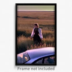Pixel Art Poster - Muted Prairie (8 Bit Psychedelic Trippy Video Game Print)