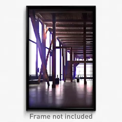 Pixel Art Poster - Extra Large Loft (8 Bit Psychedelic Trippy Video Game Print)