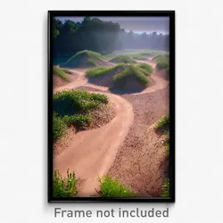 Pixel Art Poster - Cultured Earthworks (8 Bit Psychedelic Video Game Print)