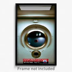 Pixel Art Poster - International Peephole (8 Bit Psychedelic Video Game Print)