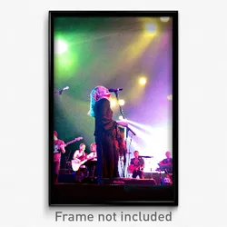 Pixel Art Poster - Blissful Concert (8 Bit Psychedelic Trippy Video Game Print)
