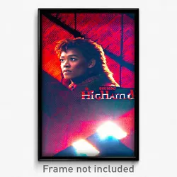 Pixel Art Poster - Red Highland (8 Bit Psychedelic Trippy Video Game Print)