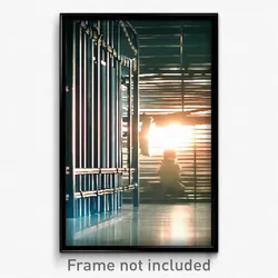Pixel Art Poster - Huge Wire (8 Bit Psychedelic Trippy Weird Video Game Print)