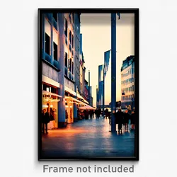 Pixel Art Poster - Brisk Copenhagen (8 Bit Psychedelic Trippy Video Game Print)