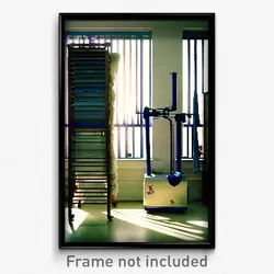 Pixel Art Poster - Wiggly Drying Machine (8 Bit Psychedelic Video Game Print)
