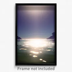 Pixel Art Poster - Prestigious Sea (8 Bit Psychedelic Trippy Video Game Print)