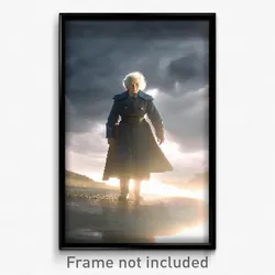 Pixel Art Poster - Elderly Storm (8 Bit Psychedelic Trippy Video Game Print)