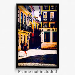 Pixel Art Poster - Nutty Lisbon (8 Bit Psychedelic Trippy Video Game Print)