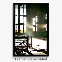 Pixel Art Poster - Abandoned Wire (8 Bit Psychedelic Trippy Video Game Print)