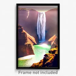 Pixel Art Poster - Massive Gulch (8 Bit Psychedelic Trippy Video Game Print)