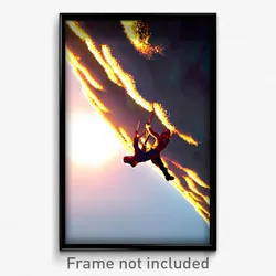 Pixel Art Poster - Beloved Climb (8 Bit Psychedelic Trippy Video Game Print)
