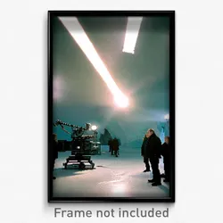 Pixel Art Poster - Arctic Movie Studio (8 Bit Psychedelic Video Game Print)