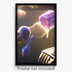 Pixel Art Poster - Treasured Plastic (8 Bit Psychedelic Trippy Video Game Print)