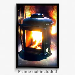 Pixel Art Poster - Reflecting Furnace (8 Bit Psychedelic Video Game Print)