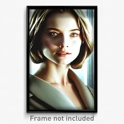 Pixel Art Poster - Magnificent Face (8 Bit Psychedelic Trippy Video Game Print)