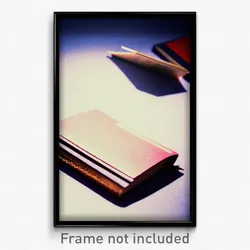 Pixel Art Poster - Sharp Book (8 Bit Psychedelic Trippy Weird Video Game Print)