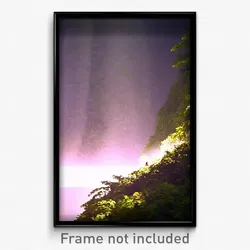 Pixel Art Poster - Dense Slide (8 Bit Psychedelic Trippy Weird Video Game Print)