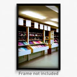 Pixel Art Poster - Vacant Haberdashery (8 Bit Psychedelic Video Game Print)