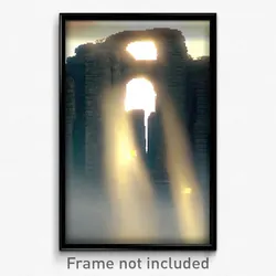 Pixel Art Poster - Unique Henge (8 Bit Psychedelic Trippy Video Game Print)
