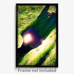 Pixel Art Poster - Candid Grass (8 Bit Psychedelic Trippy Video Game Print)