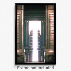 Pixel Art Poster - Thick Tomb (8 Bit Psychedelic Trippy Weird Video Game Print)