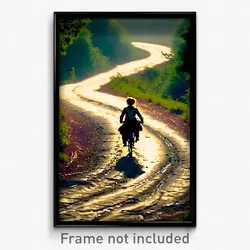 Pixel Art Poster - Modest Trail (8 Bit Psychedelic Trippy Video Game Print)