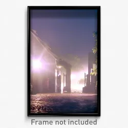 Pixel Art Poster - Muted Estate (8 Bit Psychedelic Trippy Video Game Print)