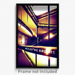 Pixel Art Poster - Nice Academy (8 Bit Psychedelic Trippy Video Game Print)