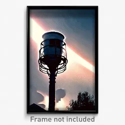 Pixel Art Poster - Old Fashioned Hurricane (8 Bit Psychedelic Video Game Print)