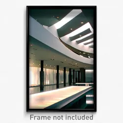 Pixel Art Poster - Stimulating Modern Architecture (8 Bit Video Game Print)