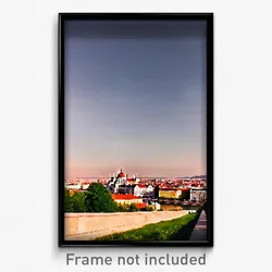 Pixel Art Poster - Wide Budapest (8 Bit Psychedelic Trippy Video Game Print)