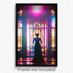 Pixel Art Poster - Fancy Depths (8 Bit Psychedelic Trippy Video Game Print)