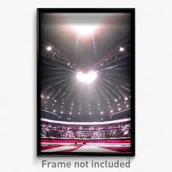 Pixel Art Poster - Gargantuan Arena (8 Bit Psychedelic Trippy Video Game Print)
