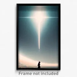 Pixel Art Poster - Infinite Expanse (8 Bit Psychedelic Trippy Video Game Print)