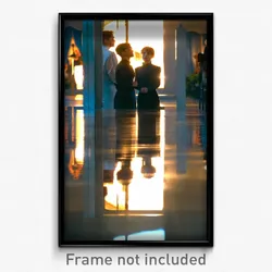 Pixel Art Poster - Reflecting Parish (8 Bit Psychedelic Trippy Video Game Print)