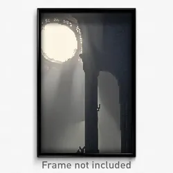 Pixel Art Poster - Muted Sepulchre (8 Bit Psychedelic Trippy Video Game Print)