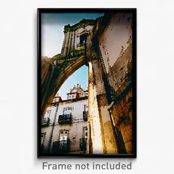 Pixel Art Poster - Worn Lisbon (8 Bit Psychedelic Trippy Weird Video Game Print)