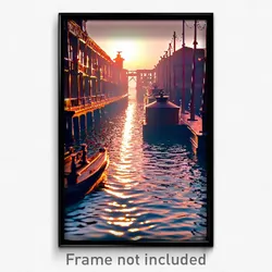 Pixel Art Poster - Nautical Rill (8 Bit Psychedelic Trippy Video Game Print)