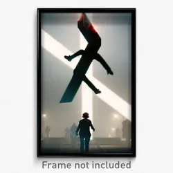 Pixel Art Poster - Infamous Crossing (8 Bit Psychedelic Trippy Video Game Print)