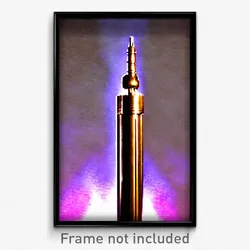 Pixel Art Poster - Classic Shaft (8 Bit Psychedelic Trippy Video Game Print)