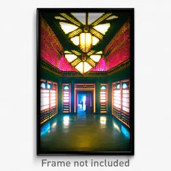 Pixel Art Poster - Rich Pavillion (8 Bit Psychedelic Trippy Video Game Print)