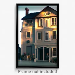 Pixel Art Poster - Neat Counting House (8 Bit Psychedelic Video Game Print)