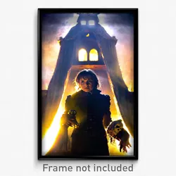 Pixel Art Poster - Haunted Hold (8 Bit Psychedelic Trippy Video Game Print)
